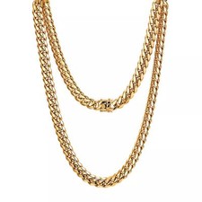 Herren Kette Gold vergoldet