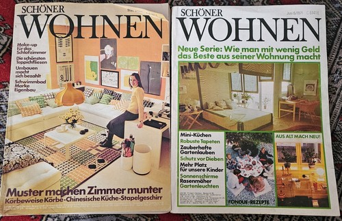 Retro zeitschrift - 2x, "