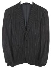 Ralph Lauren Black Label Blazer Herren (UK) 40R Wolle Blend Nadelstreifen Futter
