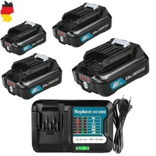 Akku für Makita 10.8V/12V 4.0AH BL1020B BL1021B BL1041B BL1015 Ladegerät DC10WD