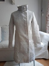 Desigual Mantel weiß brokat M