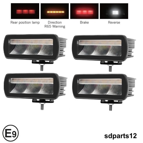 Led heckleuchte 12v - 4x,