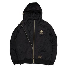 Adidas Chile 62 Winterjacke Schwarz Gepolstert Vintage 