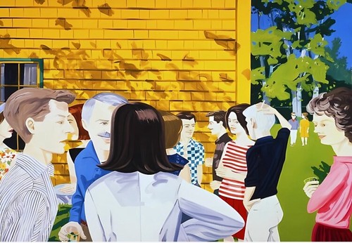Alex katz rasen party druck - katz,