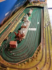 Minitrix Spur N kompl. Modelleisenbahn Anlage ca. 10m²,  11 Trafo's mit Unterbau