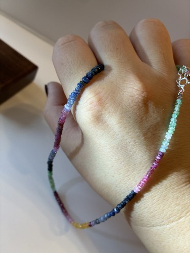Echteregenbogen edelsteinkette - echteregenbogen,