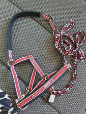 Eskadron HALFTERSET Halfter Strick Darkred COB VB