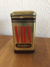 Blechdose  Kaffeedose „VOX Kaffee“ für 125g Kaffee