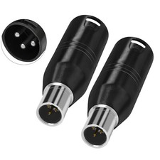 2PC Mini 3 Pin XLR to XLR 48V