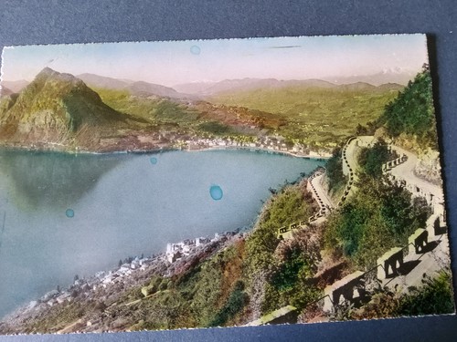Lugano 1954 panorama monte - -,