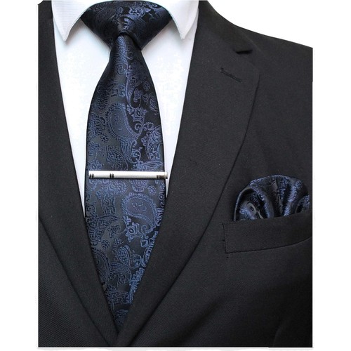 Herren paisley krawatten set - paisley, krawatten-set