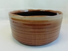 Pflanzschale Schale Übertopf Blumen kübel braun D 21,5 cm x 10