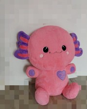 • XXL Plüschtier • Kuscheltier • Stofftiere • ca. 70 Cm • Pink Lila • Axolotl •