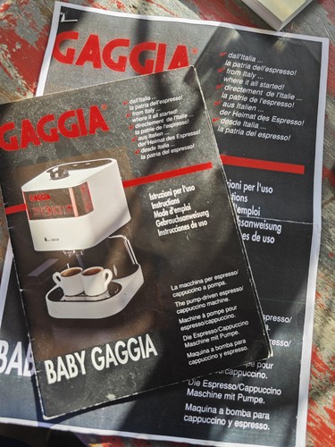 Gaggia baby coffee siebträger - baby,