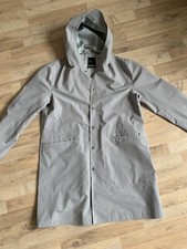 Zara Mantel Regenmantel Herren Jacke Mantel Grau Größe S / M Sehr Edel NEUwertig