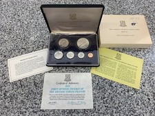  Franklin Mint The First 1973 Coinage of the British Virgin Islands Proof Set