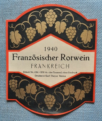 Altes flaschenetikett etikett - flaschenetikett,