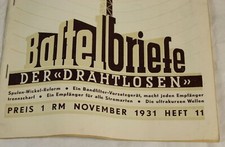 Bastelbriefe der "Drahtlosen"