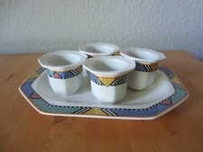 Villeroy  Boch  V&B  Tiago  4 Eierbecher + kleine Platte