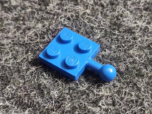 Lego 3729 blau 2x2 - , anhänger
