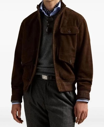 Herren braun wildleder leder - herren,