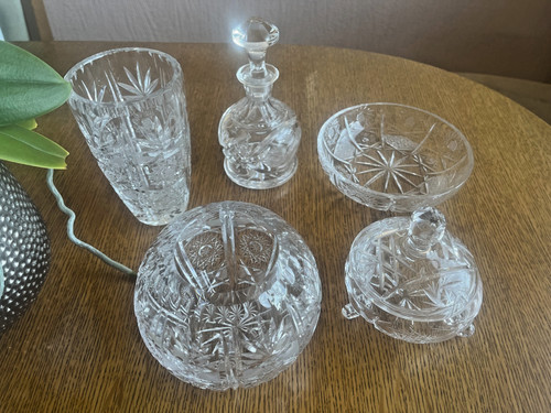 Konvolut tlg glas - 5-tlg., &