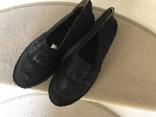 Kenzo Damen Espadrilles Canvas schwarz Gr.37 schwarz Neuzustand
