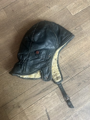 Vintage lederhaube oldtimer - vintage,