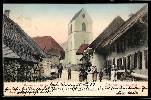 Schönau wiesental - ak, im