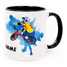 Bmx Fahrer Tasse mit Namen