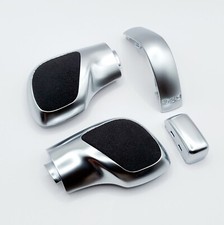 Schaltknauf / Schalthebel Silber-Alcantara für Golf 7, Passat, Polo,  mit DSG