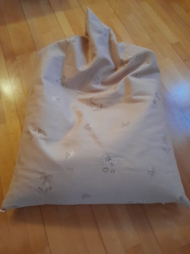 Sitzsack beige sitzkissen - sitzsack,