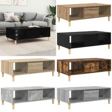 Couchtisch Mit Schublade Holzwerkstoff Offene Regale Empfangsraum Viele Farben