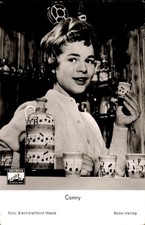 Ak Schauspielerin Cornelia Froboess, Portrait, Tassen, Noten - 4377288