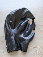 Latex Maske Oddia schwarz