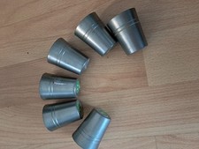 6 Zinnbecher, Schnapsbecher, 142 Gramm