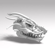 The Skull of a Giant Dragon Model Building Toys Set 269 teile Spielzeug