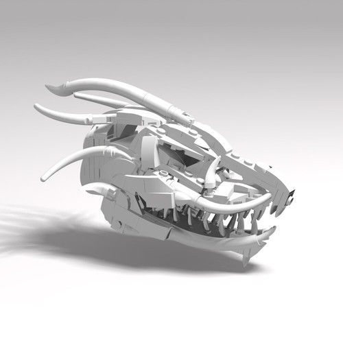 The skull giant dragon - a,
