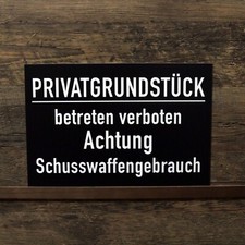 Schild Privatgrundstück