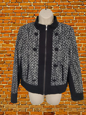 DAMEN M&S UK 14 SCHWARZ MONO