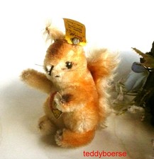 altes STEIFF Eichhörnchen "Possy"• mit KFS Artnr. 4310,01 • 60er Jahre Top