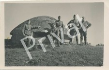Foto WK 2 Soldaten Uniform Wehrmacht Bunker ? Westwall A1.23