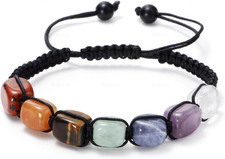 Naturstein-Chakra-Armband Mit
