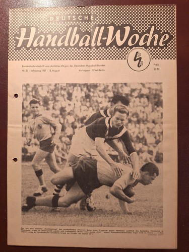Handballwoche 1957 hefte - handballwoche, 1957,