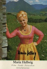 Autogramm - Maria Hellwig
