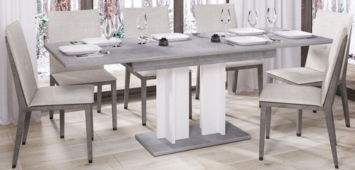 Esstisch 130cm ausziehbar auf - ,