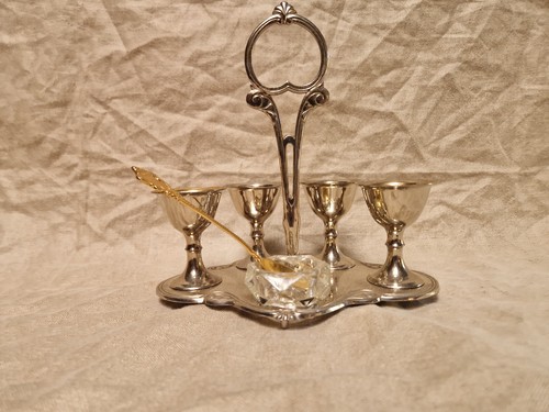 Jugendstil eierbecher menage - jugendstil,
