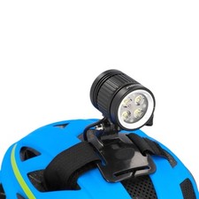 FISCHER LED Fahrrad Helmlampe H1600 Aku Helmleuchte Kopfleuchte 1600 Lumen 80675