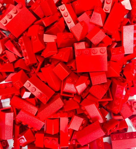 100x rote lego - lego®, basic