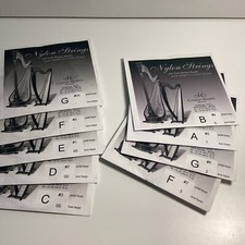 S037 Nylon Strings Camac Harps Harfensaiten 9 Pack 